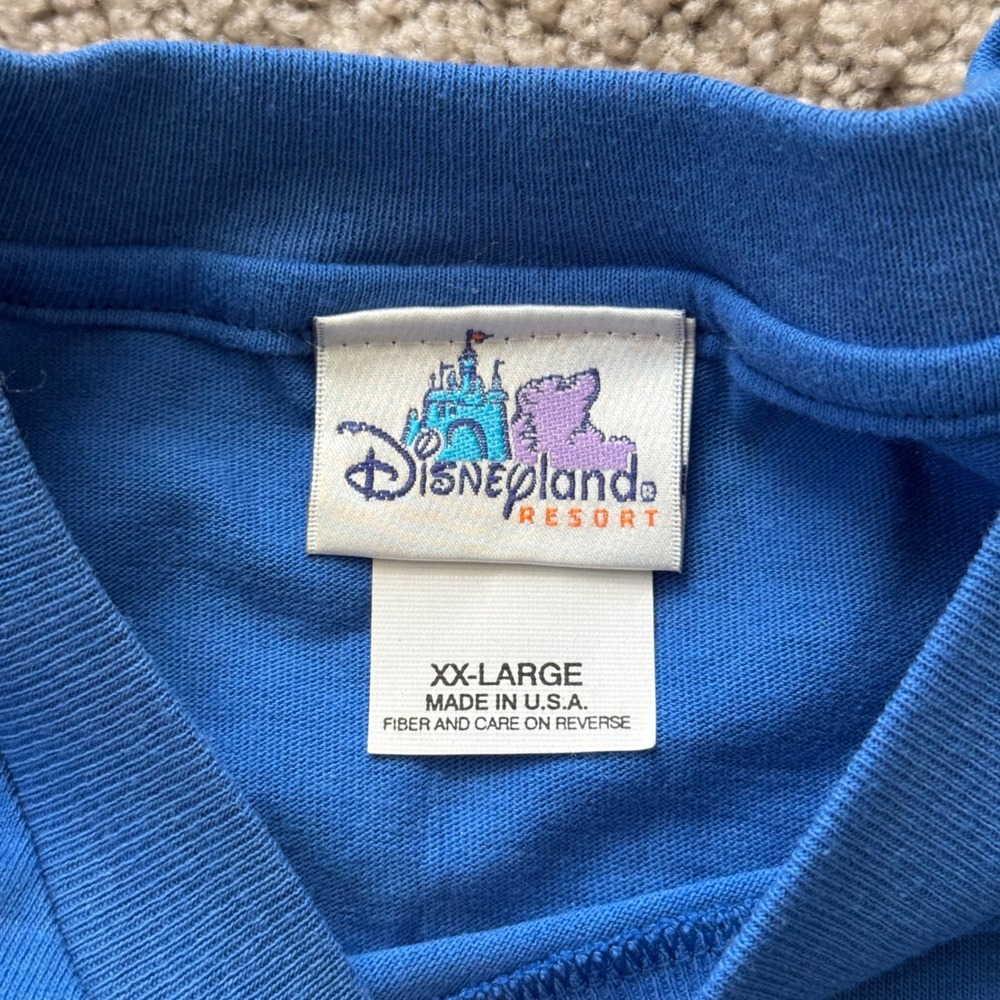Vintage 2001 Disneyland Sorcerer Mickey Mouse Graphic Tee size 2XL made in usa - Picture 3 of 5